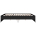 Estructura de cama madera de ingeniería y metal negro 180x200cm