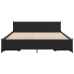 Cama con cajones madera de ingeniería negro 120x200 cm