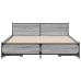 Cama con cajones madera de ingeniería gris Sonoma 135x190 cm