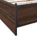 vidaXL Cama con cajones madera de ingeniería marrón roble 120x190 cm