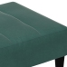 vidaXL Reposapiés de terciopelo verde oscuro 77x55x31 cm