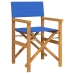 Silla de director plegable madera maciza de teca azul