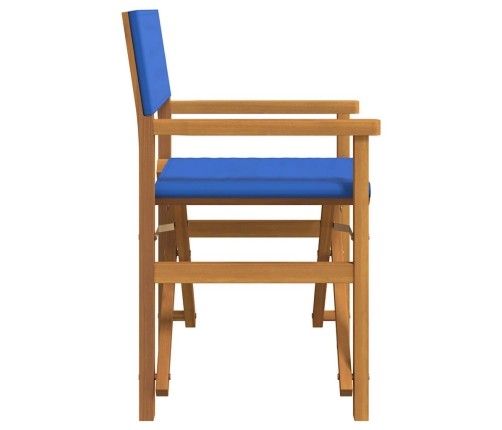 Silla de director plegable madera maciza de teca azul