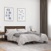 Estructura cama madera ingeniería metal marrón roble 140x190 cm