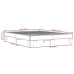 Estructura cama madera ingeniería metal roble Sonoma 160x200 cm