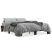 Estructura cama madera ingeniería metal roble ahumado 150x200cm