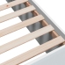 Estructura de cama madera de ingeniería blanca 120x200 cm