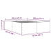 Estructura de cama madera de ingeniería blanca 120x200 cm