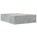 Estructura de cama madera de ingeniería gris hormigón 120x200cm
