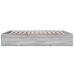 Estructura de cama madera de ingeniería gris Sonoma 200x200 cm