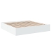 Estructura de cama madera de ingeniería blanca 180x200 cm