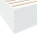 Estructura de cama madera de ingeniería blanca 180x200 cm