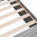Estructura de cama madera de ingeniería gris Sonoma 140x190 cm