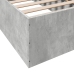 Estructura de cama madera de ingeniería gris hormigón 100x200cm