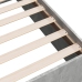 Estructura de cama madera de ingeniería gris hormigón 100x200cm