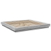 Estructura cama con luces LED madera gris Sonoma 180x200 cm