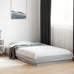 vidaXL Estructura cama con luces LED madera gris Sonoma 100x200 cm