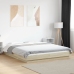 Estructura de cama madera de ingeniería roble Sonoma 160x200 cm