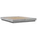 Estructura de cama madera de ingeniería gris Sonoma 160x200 cm