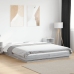Estructura de cama madera de ingeniería gris Sonoma 160x200 cm