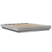 Estructura de cama madera de ingeniería gris Sonoma 160x200 cm