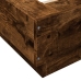 Estructura de cama madera de ingeniería roble humo 100x200 cm