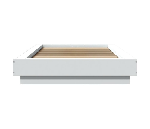 Estructura de cama madera de ingeniería blanca 90x200 cm