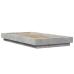 Estructura de cama madera de ingeniería gris hormigón 90x200cm