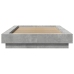 Estructura de cama madera de ingeniería gris hormigón 90x200cm