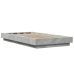 Estructura de cama madera de ingeniería gris hormigón 90x200cm