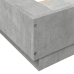 Estructura de cama madera de ingeniería gris hormigón 90x200cm