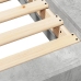 Estructura de cama madera de ingeniería gris hormigón 90x200cm