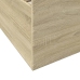 Cama con cajones madera ingeniería roble Sonoma 160x200 cm