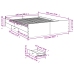 Cama con cajones madera ingeniería roble Sonoma 150x200 cm