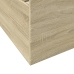 Cama con cajones madera ingeniería roble Sonoma 140x200 cm