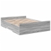 Cama con cajones madera de ingeniería gris Sonoma 135x190 cm