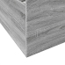 Cama con cajones madera de ingeniería gris Sonoma 135x190 cm