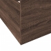 Cama con cajones madera de ingeniería marrón roble 120x190 cm