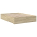 Cama con cajones madera de ingeniería roble Sonoma 120x190 cm
