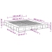 Estructura de cama madera de ingeniería blanca 200x200 cm