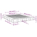 Estructura de cama madera de ingeniería roble ahumado 200x200cm