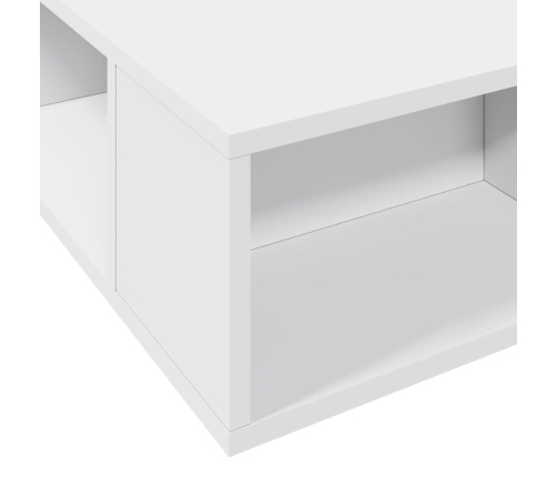 Estructura de cama madera de ingeniería blanca 180x200 cm