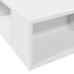 Estructura de cama madera de ingeniería blanca 180x200 cm