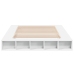 Estructura de cama madera de ingeniería blanca 160x200 cm
