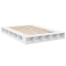 Estructura de cama madera de ingeniería blanca 160x200 cm