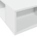 Estructura de cama madera de ingeniería blanca 160x200 cm