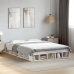 Estructura de cama madera de ingeniería blanca 140x200 cm
