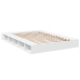 Estructura de cama madera de ingeniería blanca 140x200 cm