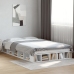 vidaXL Estructura de cama madera de ingeniería blanca 140x190 cm