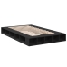 Estructura de cama madera de ingeniería negra 120x190 cm